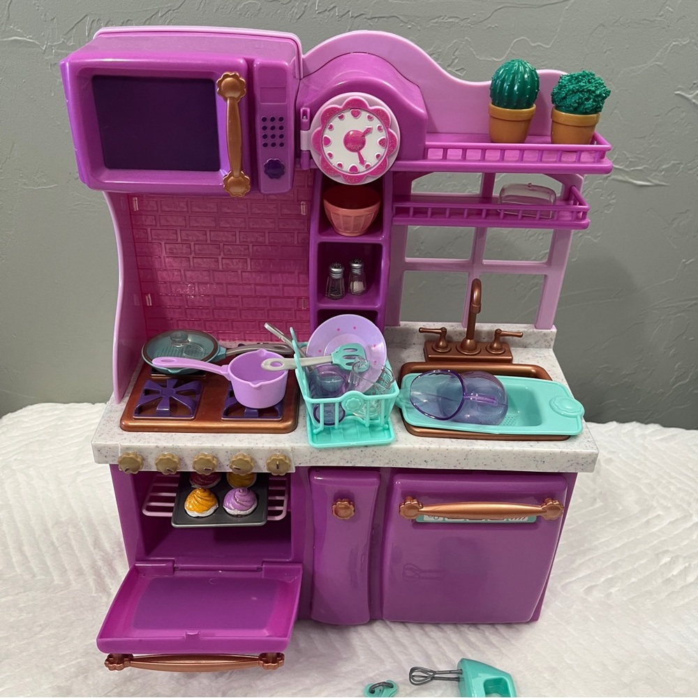 Our Generation Purple Copper Play Kitchen Set for 18‎ inch dolls